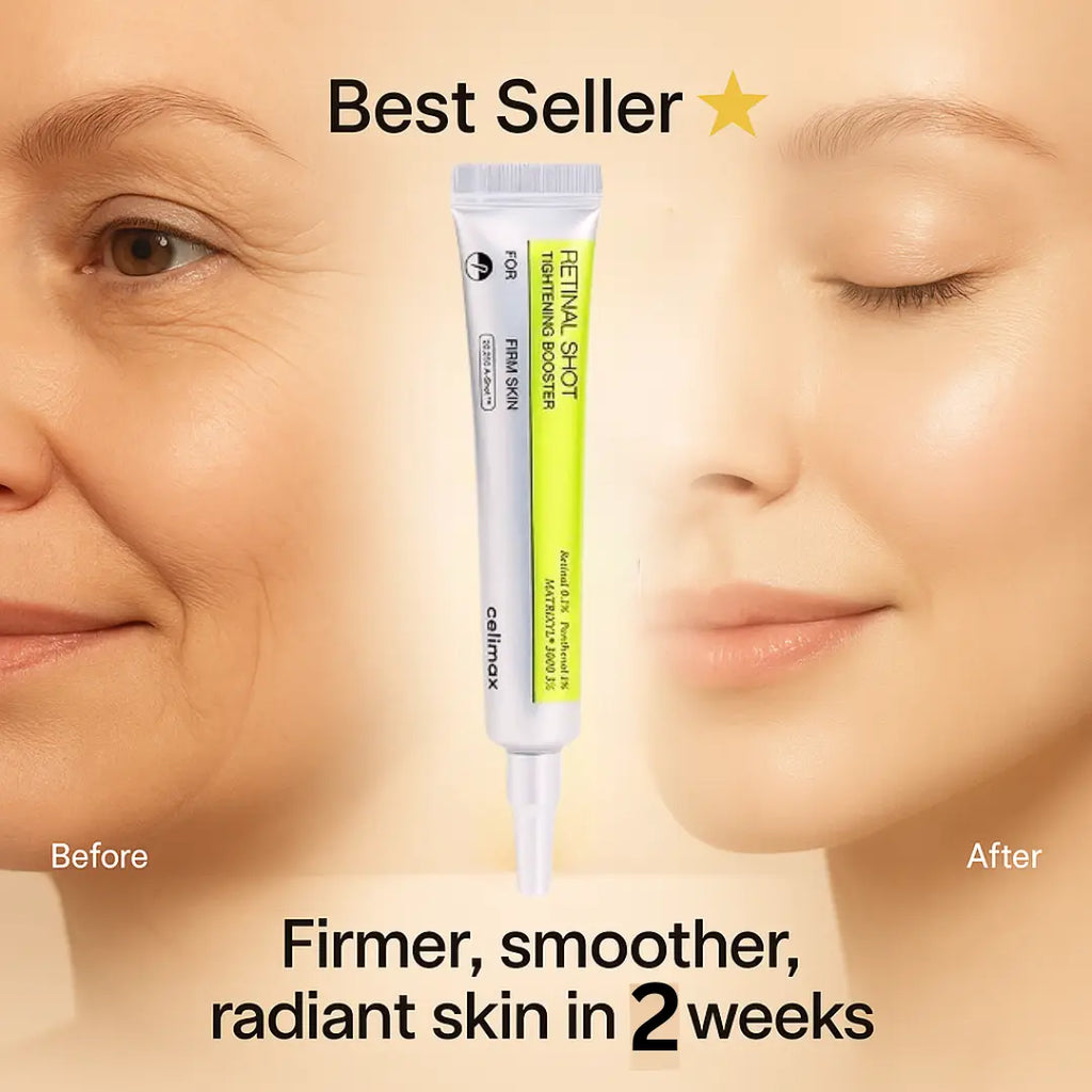 Retinal Shot Tightening Booster | Anti-Aging, Smooths Fine Lines, Pores, Boosts Elasticity, Brightens Skin Tone For All Skin Type, 15ML
