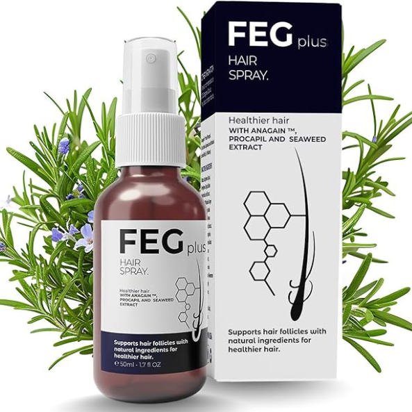 FEG Hair Growth Spray PLUS – Serum For Faster, Thicker & Healthier Hair