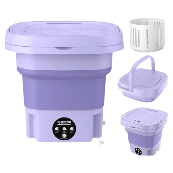 UAE's Best Selling Mini Foldable Washing Machine | Washing Small Pieces of Clothing, BabyClothes, Underwear, Socks etc.