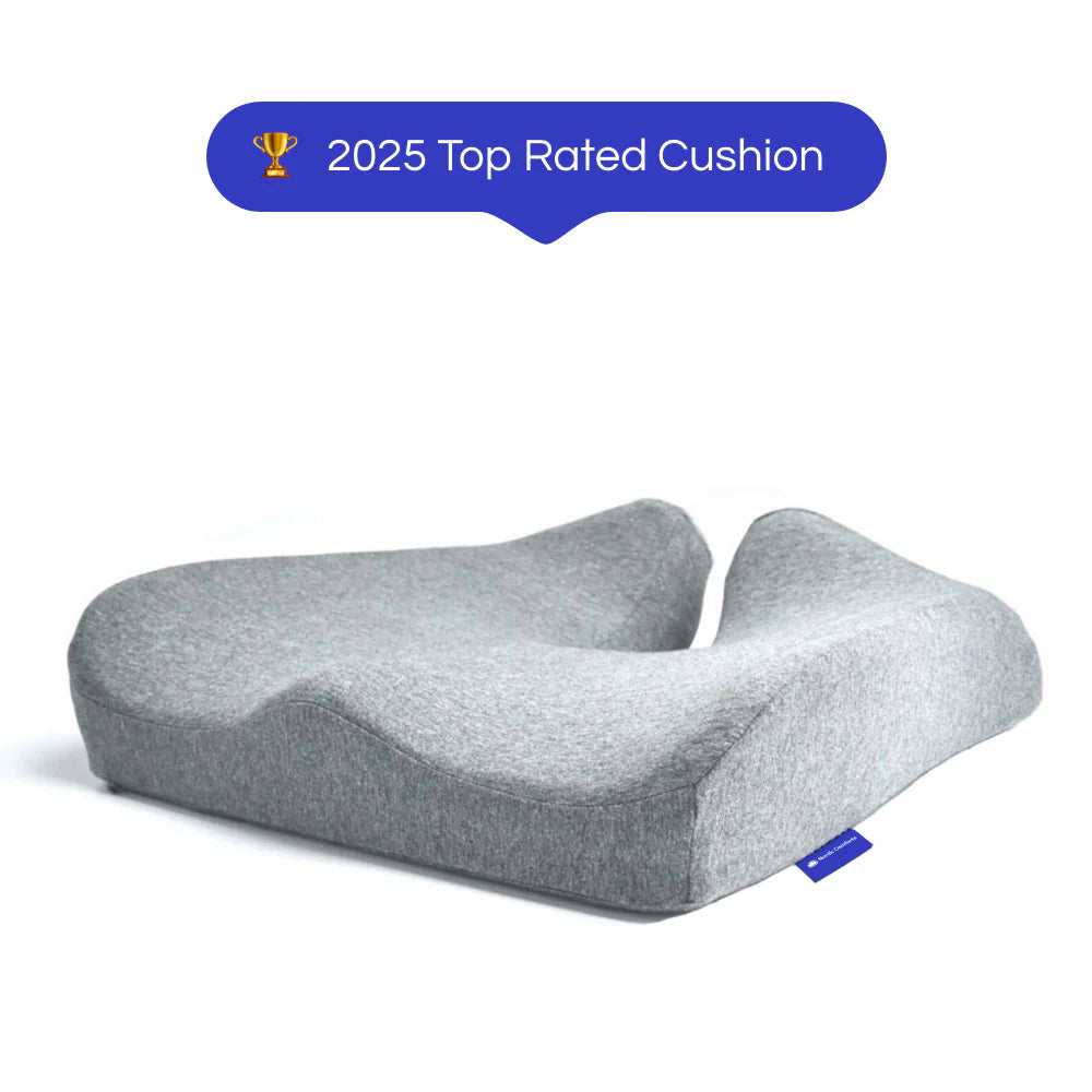 Ergonomic Orthopedic Seat Cushion for Tailbone Relief & Posture Support