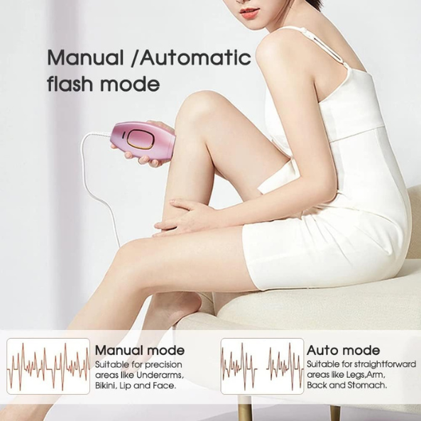 Portable IPL Mini Laser Hair Removal | Hair Free Skin In Minutes