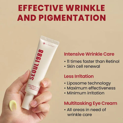 30 ML Seoul 1988 EYE CREAM : Retinal Liposome 4% + Fermented Bean